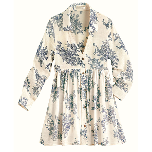 Product image for Blue Floral Tunic