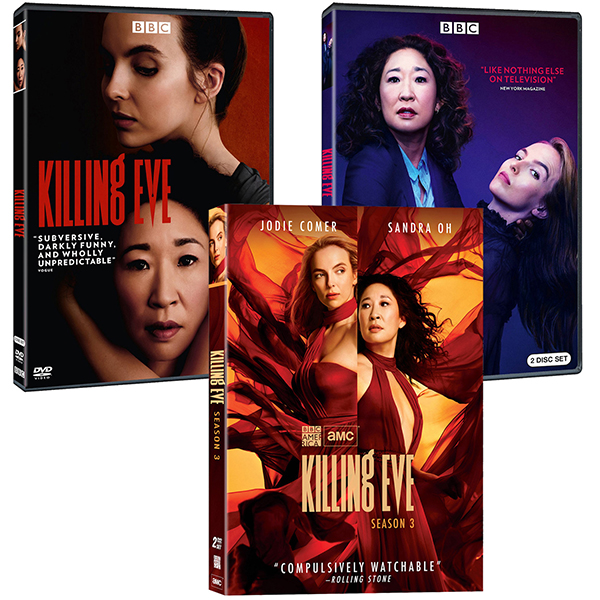 Product image for Killing Eve Seasons 1-3 DVD