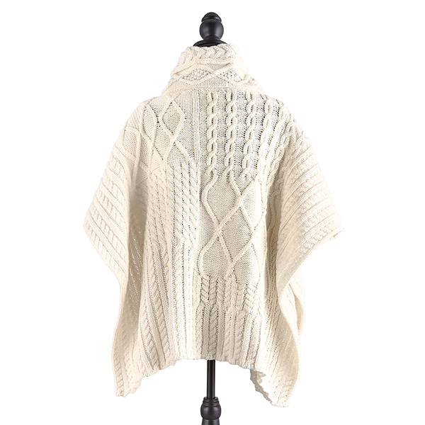 Irish Knit Shawlneck Sweater