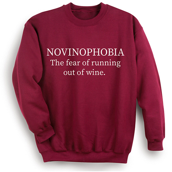 Product image for Fear of Running Out T-Shirt or Sweatshirt