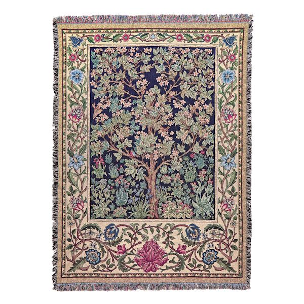 Product image for Tree of Life William Morris Blanket
