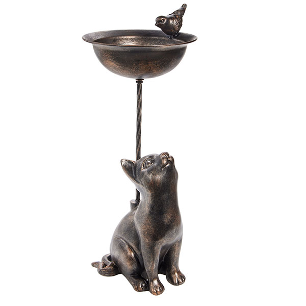 Product image for Curious Cat Birdbath
