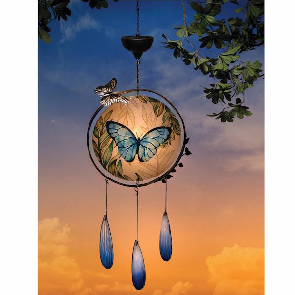 Product image for LED Butterfly Wind Chime