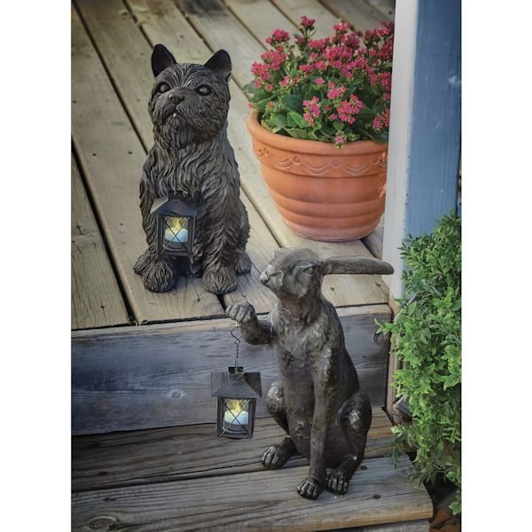 Product image for Animal Statuarys with Tealight - Scottie