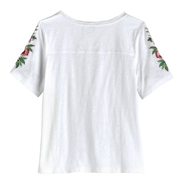 Product image for Embroidered Sleeve T-Shirt
