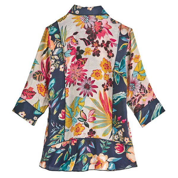 Tropical Patchwork Tunic