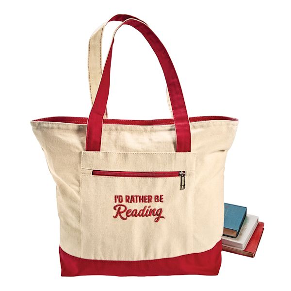 Product image for I'd Rather be Reading Tote Bag