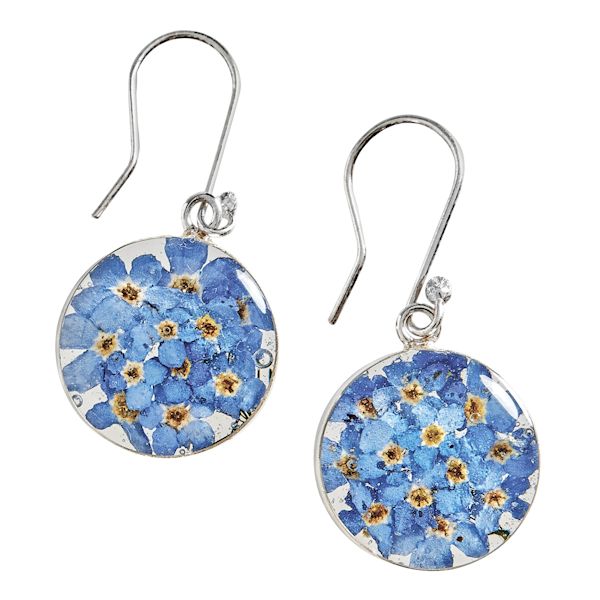 Product image for Forget-Me-Not Silver Earrings