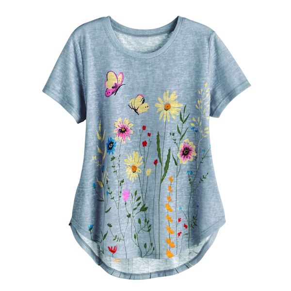 Product image for Wildflowers & Butterflies Top