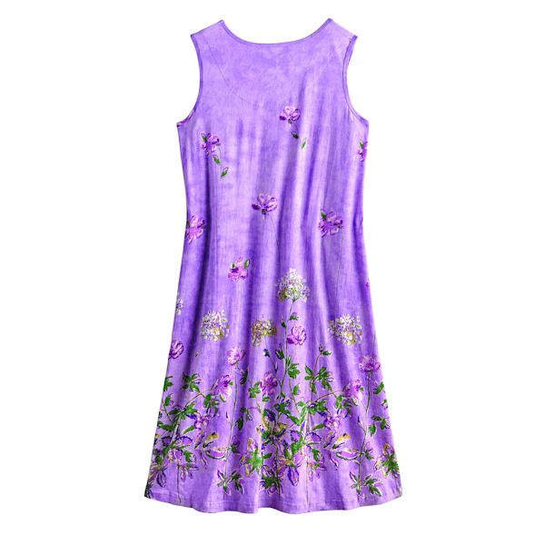 Product image for Lilac Cotton Sleeveless Dress