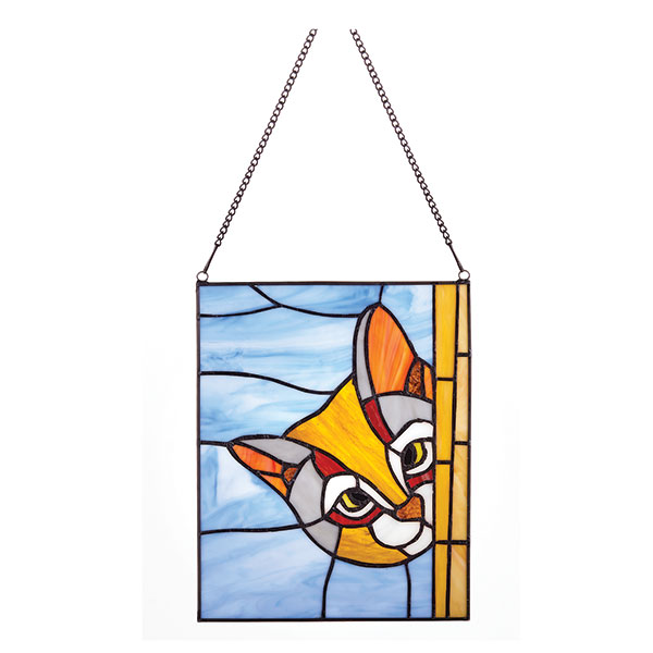 Product image for Orange Tabby Cat Window Panel