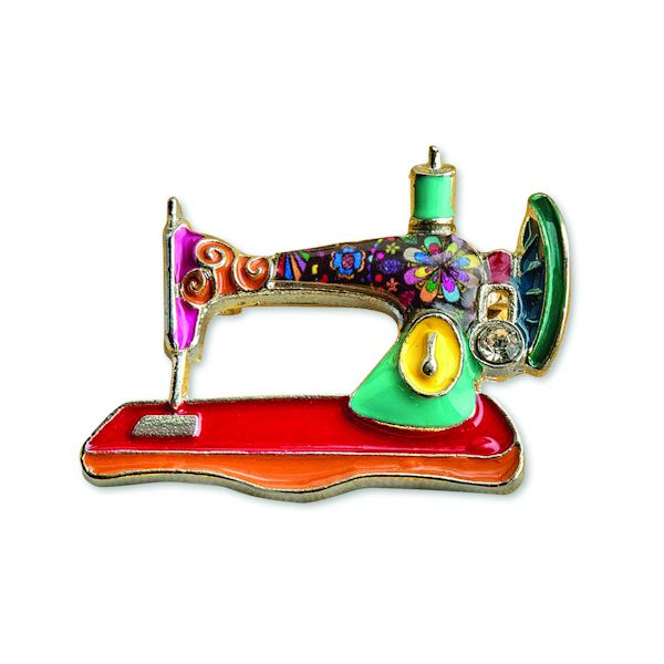 Enamel Sewing Machine Pin