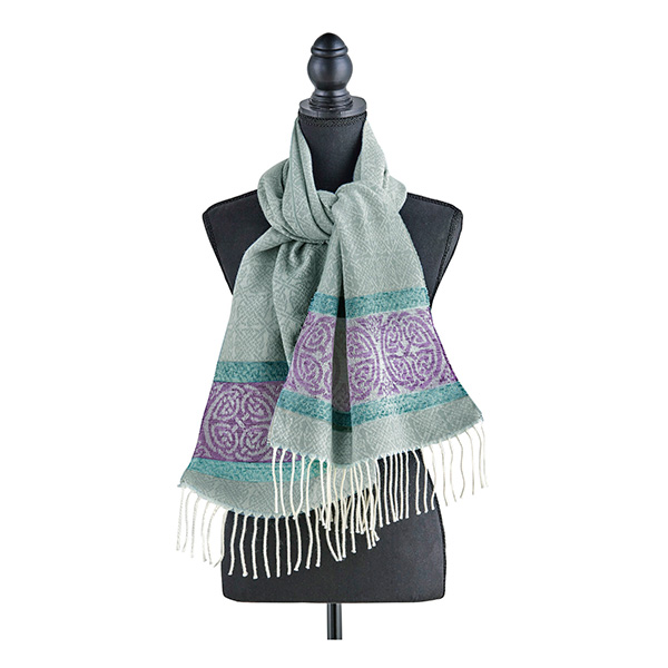 Product image for Celtic Knot Light Blue Scarf