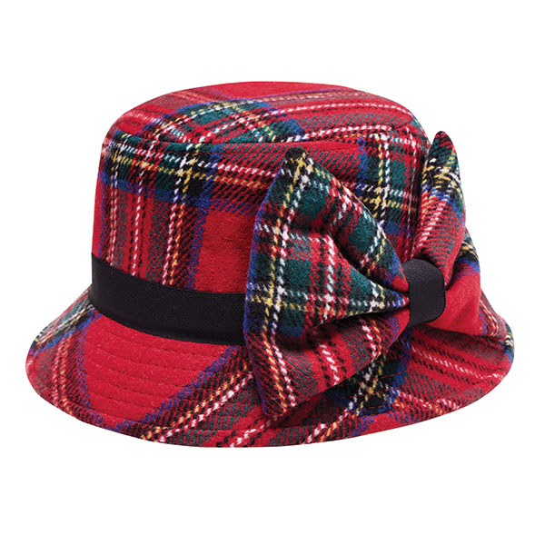 Red Tartan Plaid Hat