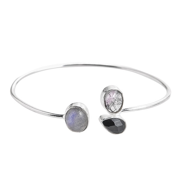 Triple Gemstone Bracelet | Acorn
