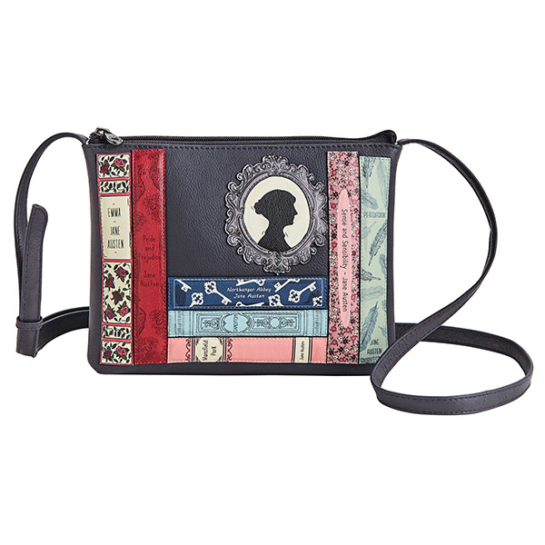 Jane Austen Leather Crossbody Bag