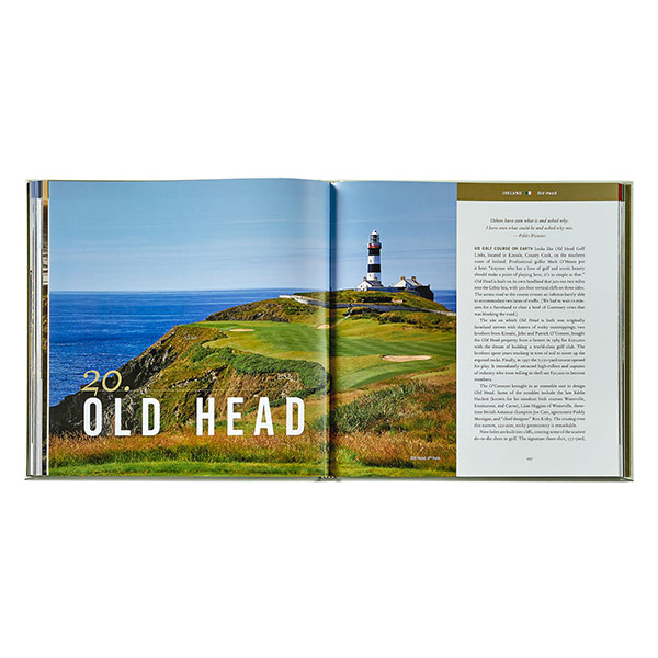 Golfing the British Isles Personalized Leather Edition Hardcover