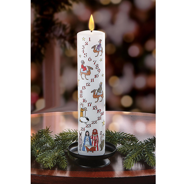 Nativity Advent Candle