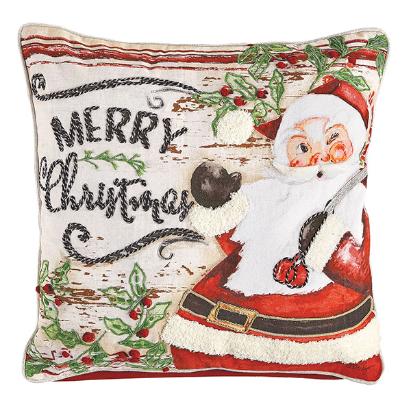 Nostalgic Santa Pillow