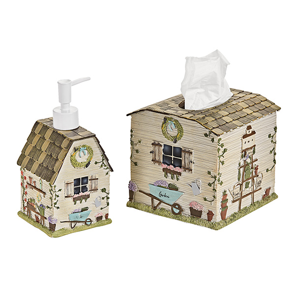 Potting Shed Tissue Box Cover