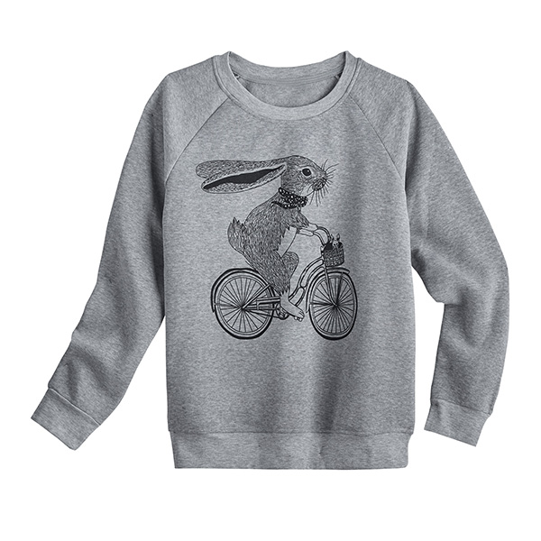Biking Bunny Sweatshirt