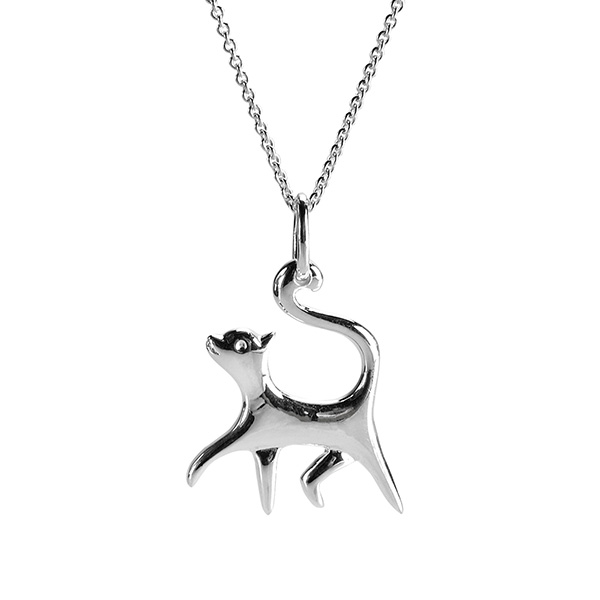 Prancing Cat Necklace