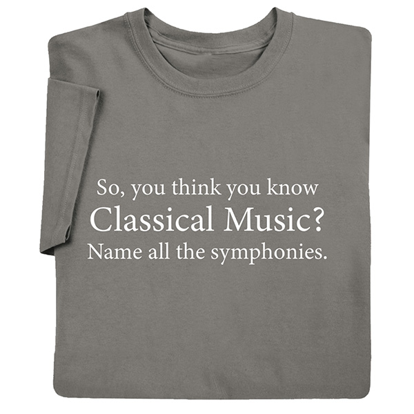 All the Symphonies T-Shirt or Sweatshirt