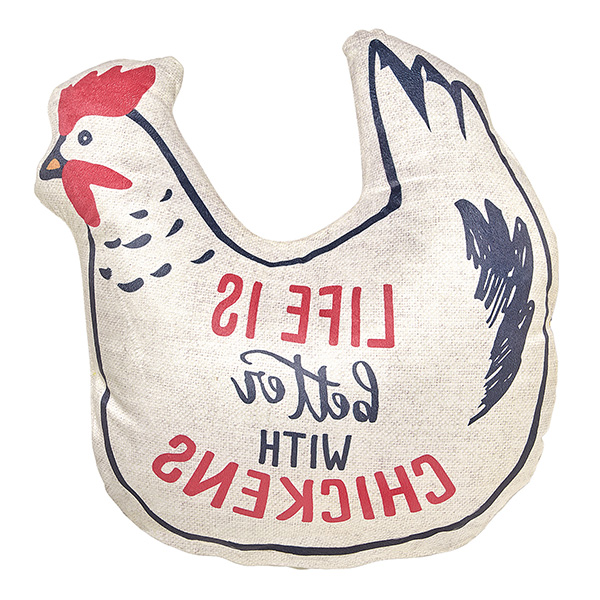 Life is Better with Chickens Pillow