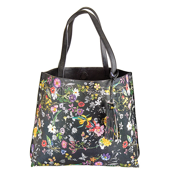 Extra Large Garden Floral Embroidered Tote Bag - Mia Jewel Shop