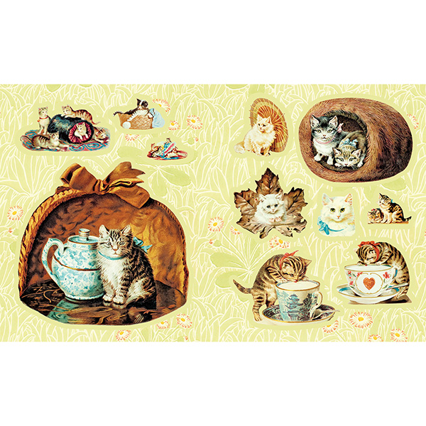 Cynthia Hart's Victoriana Cats: The Sticker Book by Cynthia Hart