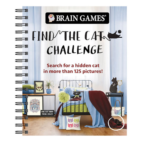 Find the Cat Challenge Spiral-Bound Book