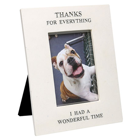 'Thanks for Everything' Pet Memorial Frame