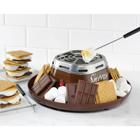 Electric S'mores Maker Kit with Trays and Forks
