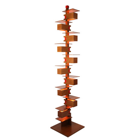 Frank Lloyd Wright® Taliesin 2 Floor Lamp in Cherry or Walnut
