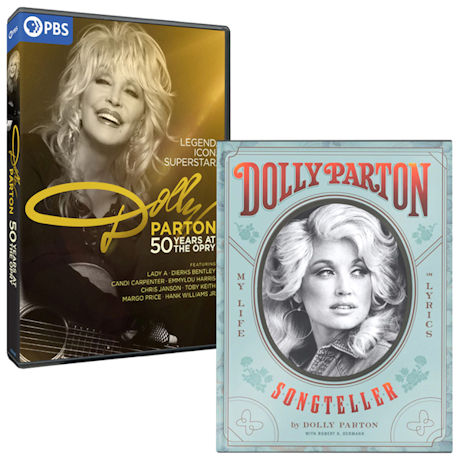 Dolly Parton: 50 Years at the Opry DVD & Songteller: My Life in Lyrics Book Bundle