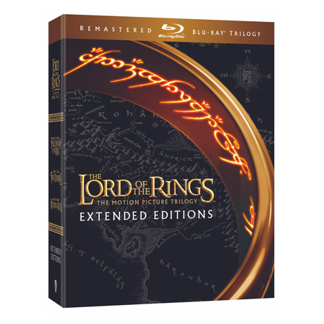 Lord of the Rings Motion Picture Trilogy Extended Editions Blu-ray