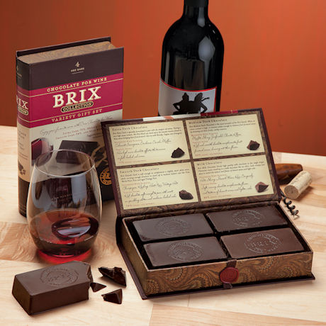 Brix Chocolate for Wine Gift Set