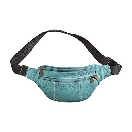 Amerileather 7313-1 Assorted Leather Fanny Packs - 2 Piece