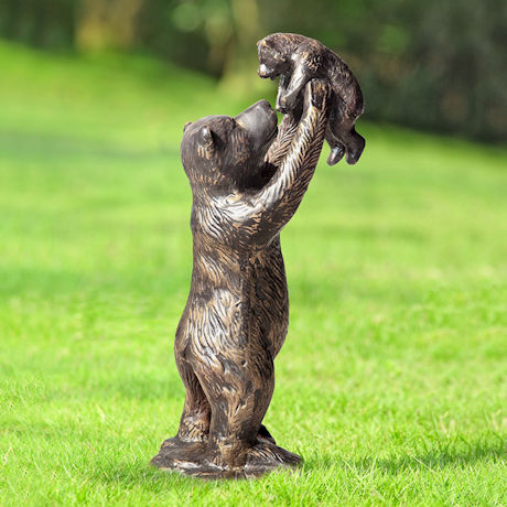 Mother and Baby Bear Sculpture
