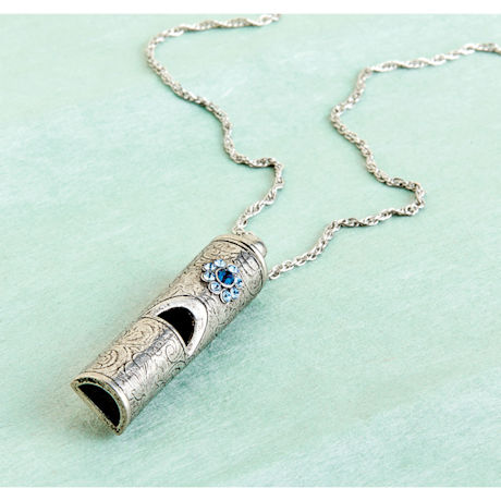 Pewter Whistle Necklace