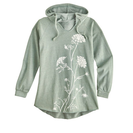 Marushka Queen Anne's Lace Hooded T-Shirt