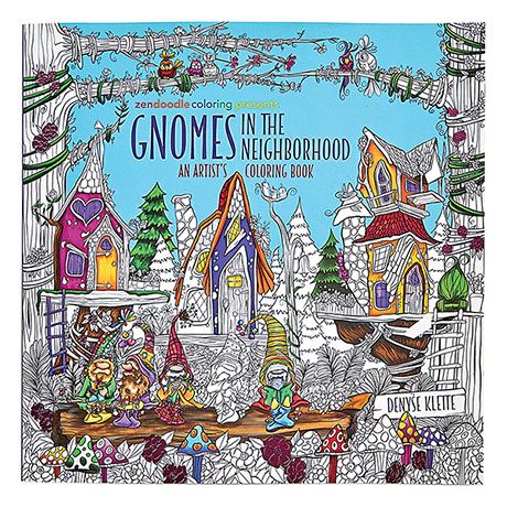 Gnomes in the Neighborhood Coloring Book