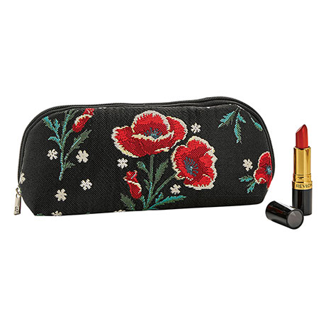 Frida Kahlo Poppies Cosmetics Bag