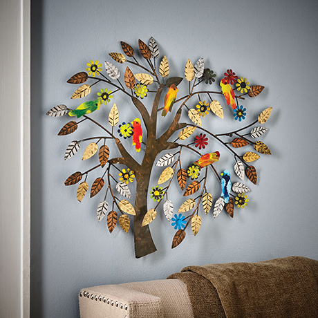 Birds Folk Art Wall Art