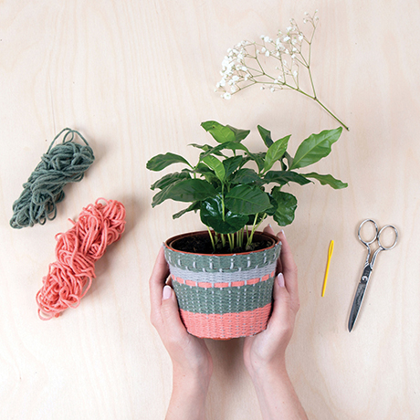 Knit Your Own Planter Cover Kit