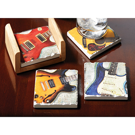 Guitar Coasters Set of 4