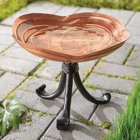 Footed Copper Celtic Bowl