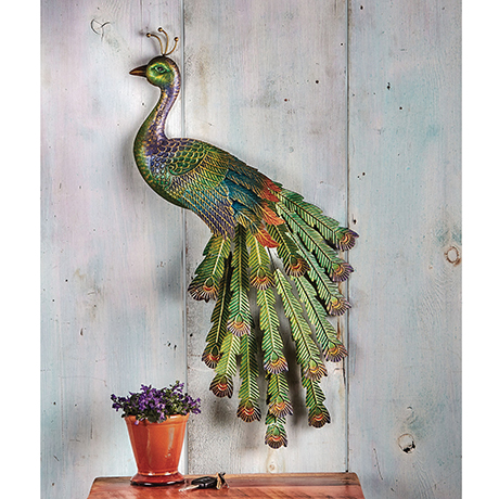 Peacock Feathers Wall Decor