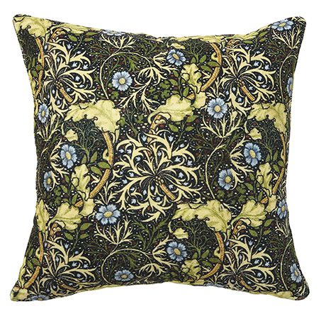 William Morris Velvet Pillow Cover with Filler