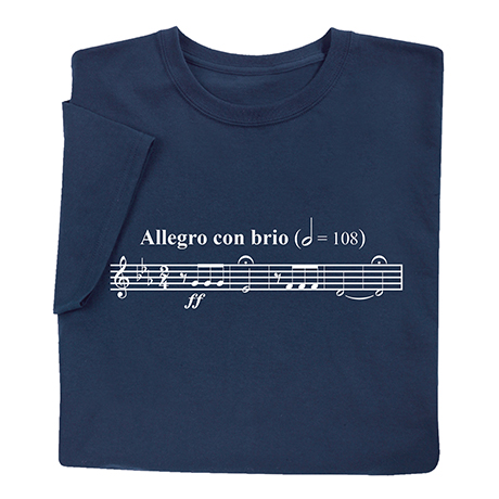 Allegro Con Brio T-Shirt or Sweatshirt
